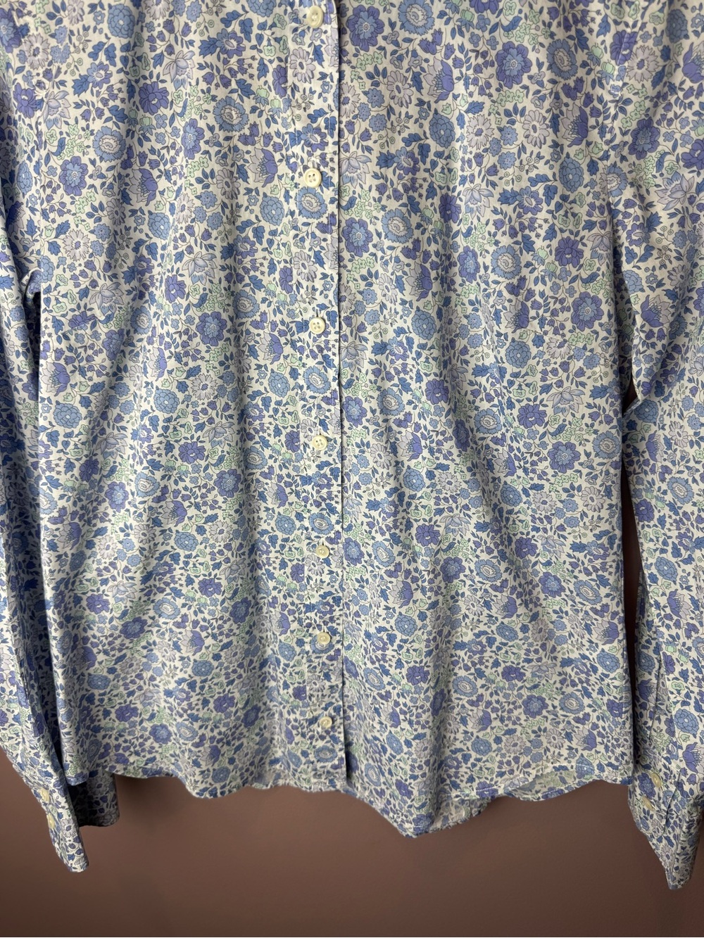 J Crew Slim perfect shirt in Liberty of London D'Anjo floral J0033 - Sz 2 - Picture 4 of 9